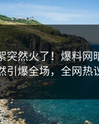 最新花絮突然火了！爆料网暗网当事人居然引爆全场，全网热议不断